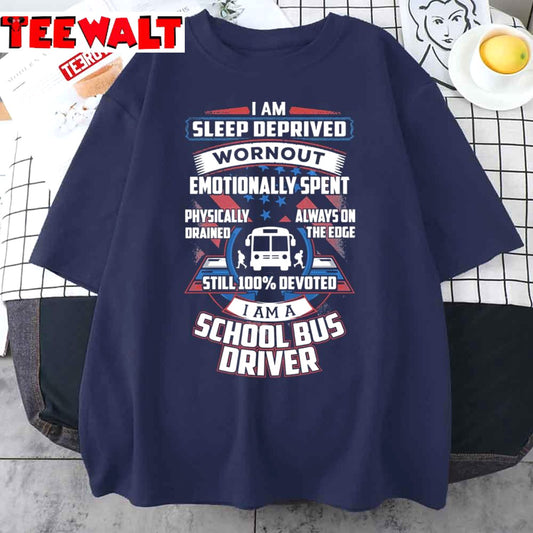 100 Devoted School Bus Driver Unisex T-Shirt