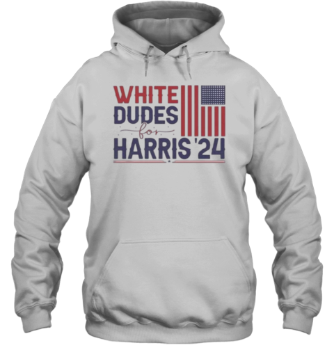 White Dudes For Harris Kamala Harris For President 2024 T-Shirt